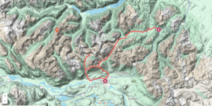 Cerro Castillo Hiking Map